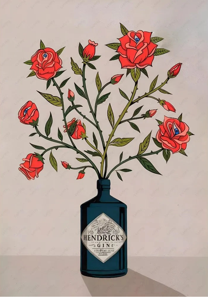HENDRICK'S pigmentacy affiches posters illustrations minimalisme