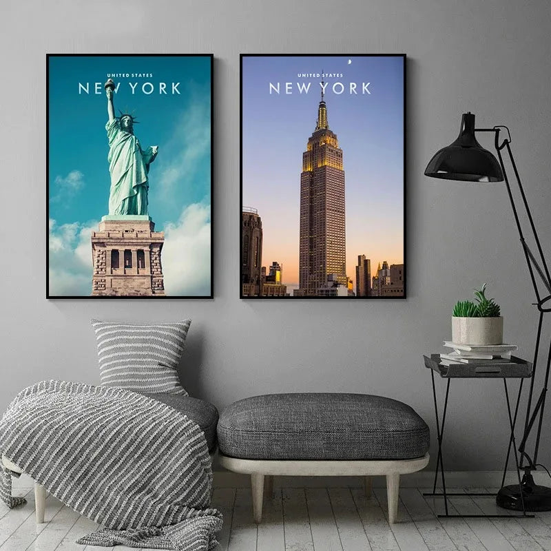 Affiche de New York | 3 formats – Collection exclusive, Baie de New York - Pigmentacy