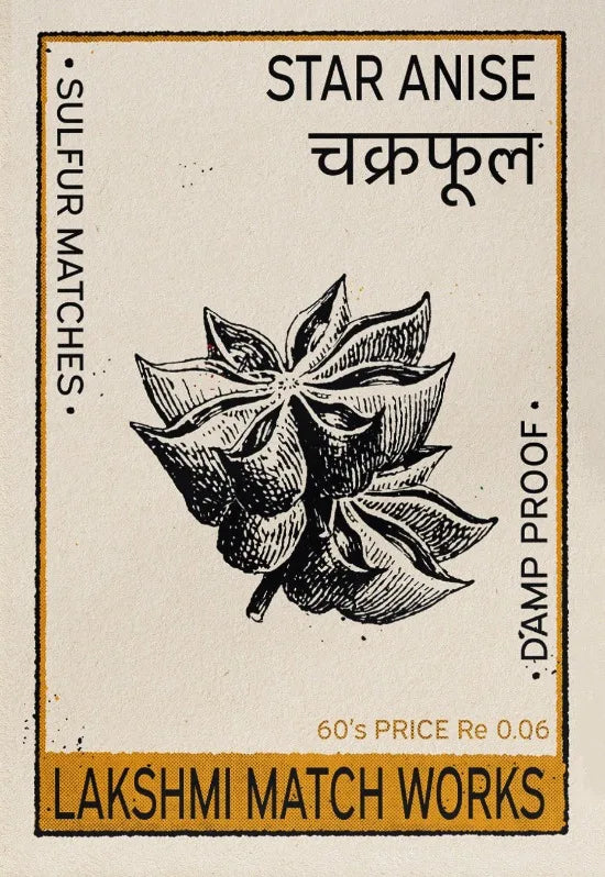 Affiche Vintage en Toile Imprimée pour Épices Indiennes, Décoration Murale Esthétique pour Cuisine et Restaurant Pigmentacy