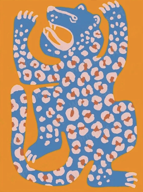 GUÉPARD Pigmentacy affiche murale decorative poster