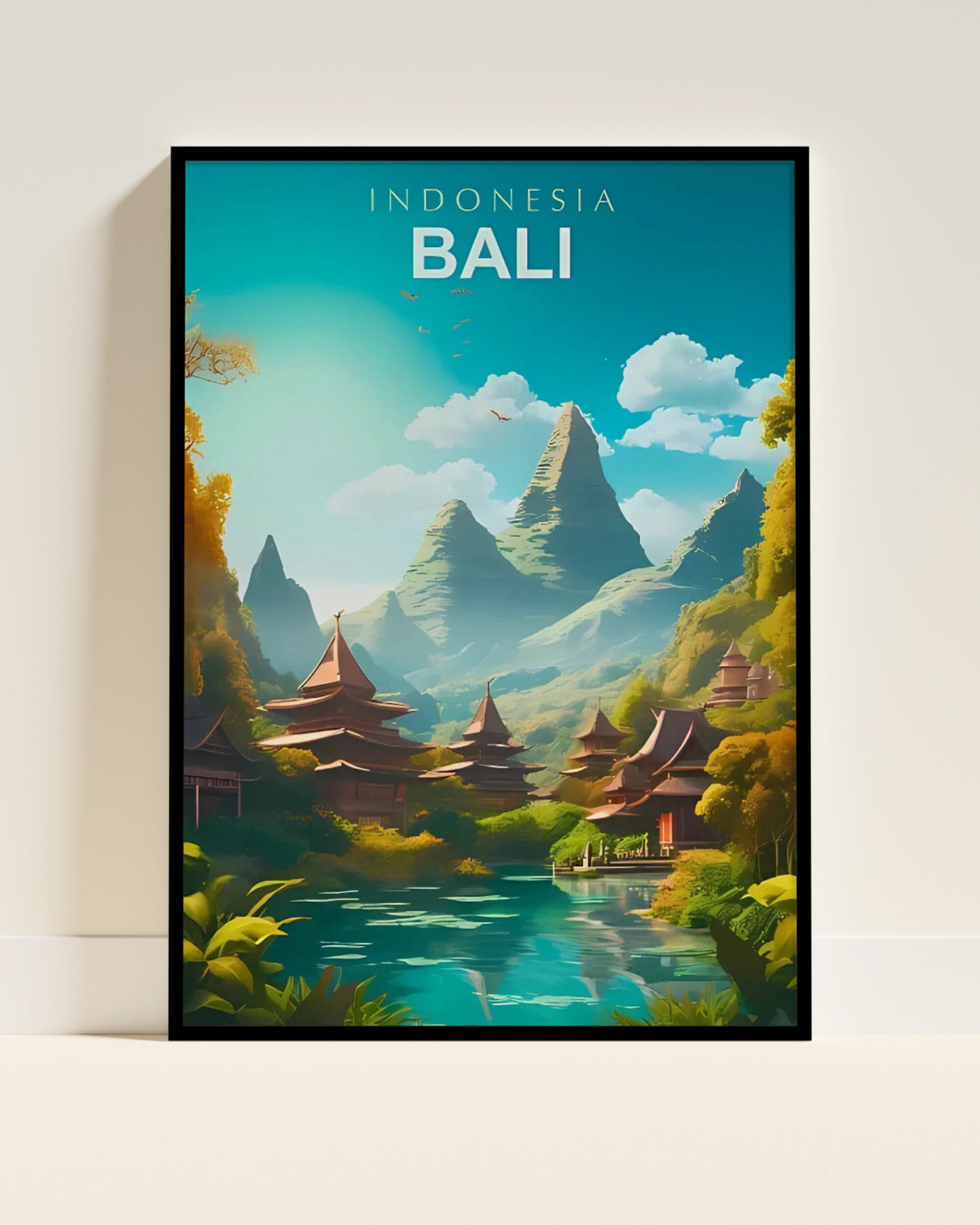 Affiche murale | Bali évasion tropicale paradisiaque 3 formats | Pigmentacy