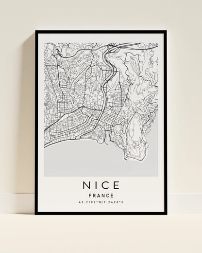 Affiche Nice | Côte d'Azur Évasion Méditerranée | Pigmentacy