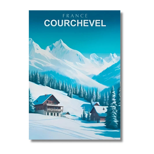 Affiche Courchevel | Luxury Station Prestige | Pigmentacy