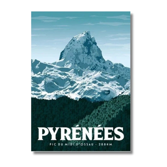 Affiche Pic Midi d'Ossau | Sommet 2884m | Pigmentacy