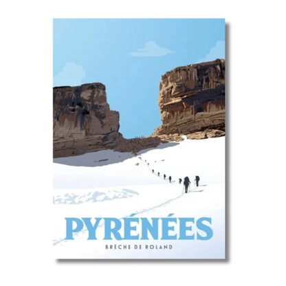 Affiche Brèche de Roland | Légende Pyrénéenne | Pigmentacy