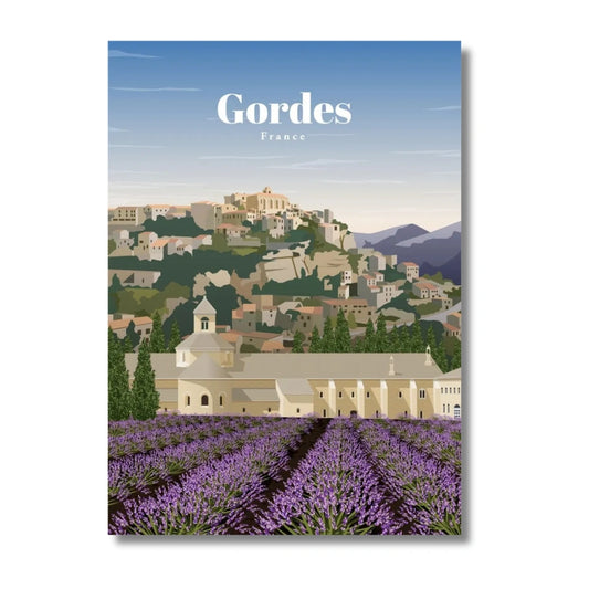 Affiche Provence | Lavande Villages Perchés | Pigmentacy