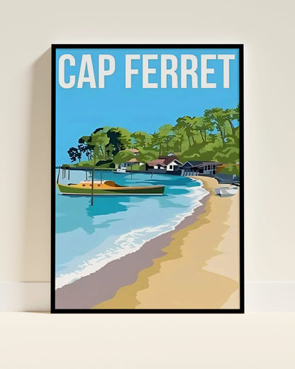 Affiche Cap Ferret | Phare Bassin Arcachon 2 | Pigmentacy