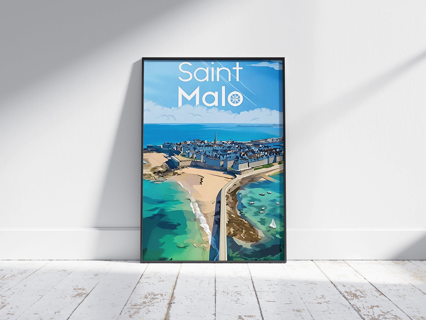 Affiche Saint-Malo | Cité Corsaire Maritime | Pigmentacy