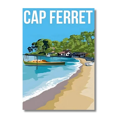 Affiche Cap Ferret | Phare Bassin Arcachon 2 | Pigmentacy