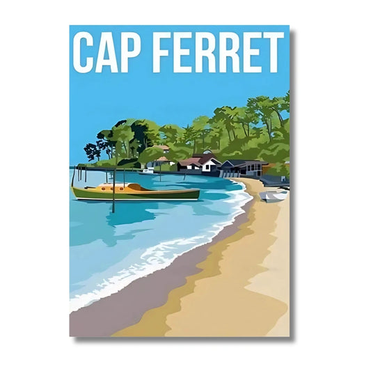 Affiche Cap Ferret | Phare Bassin Arcachon 2 | Pigmentacy