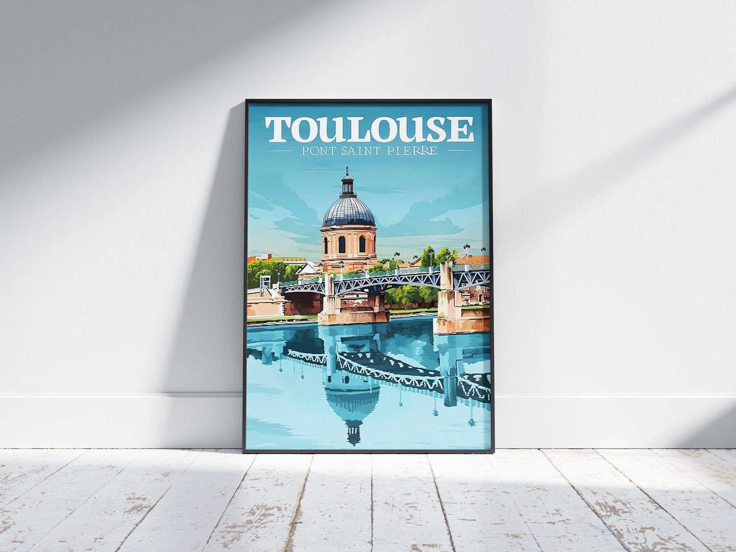 Affiche Toulouse | Ville Rose Garonne | Pigmentacy