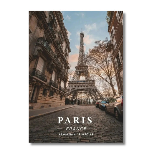 Affiche Paris | Tour Eiffel Style Haussmann | Pigmentacy