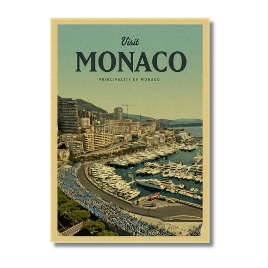 Affiche Monaco | Riviera Casino Monte-Carlo | Pigmentacy