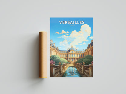 Affiche Versailles | Château Royal Vintage | Pigmentacy