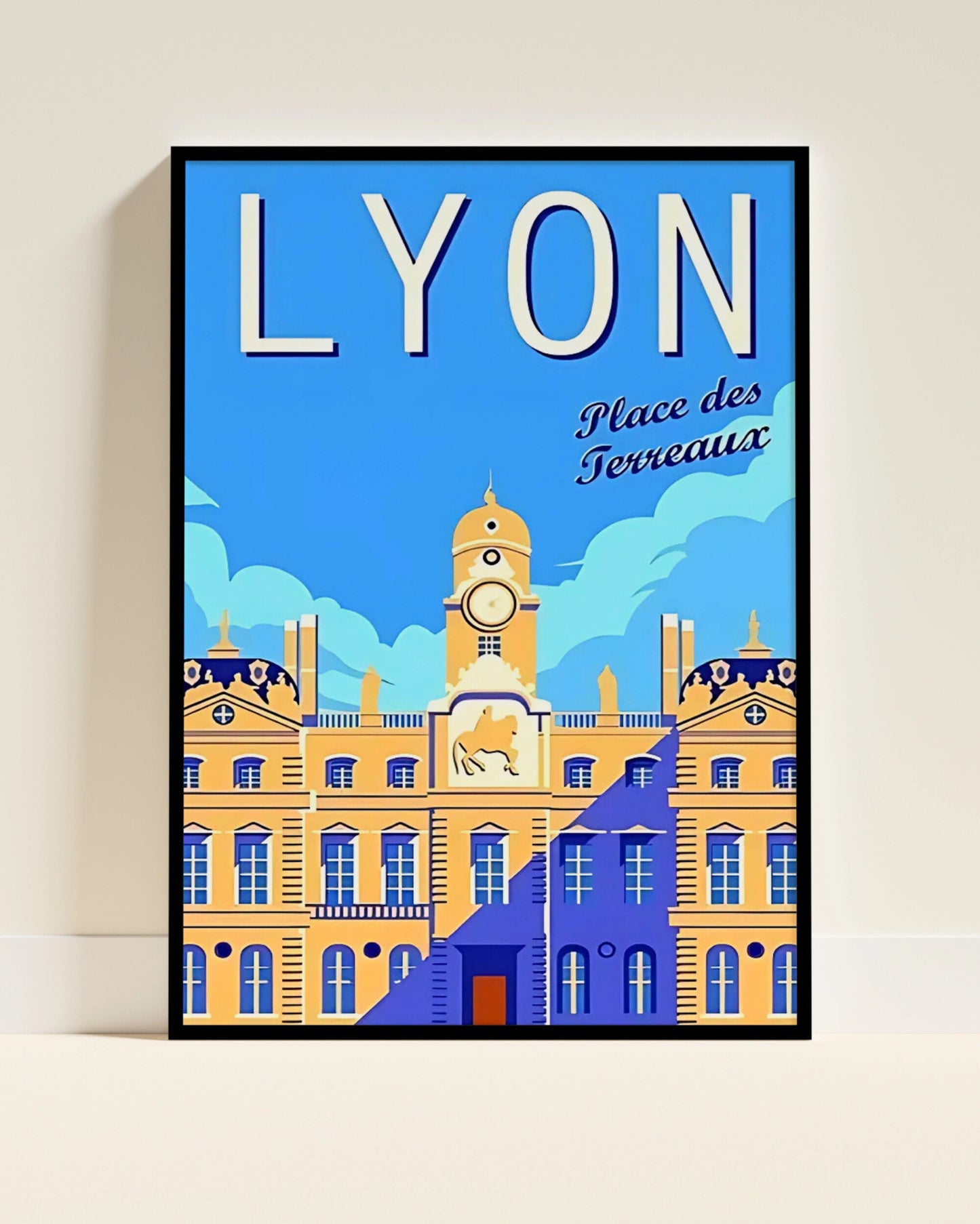 Affiche Lyon | Bouchons Tradition Culinaire | Pigmentacy
