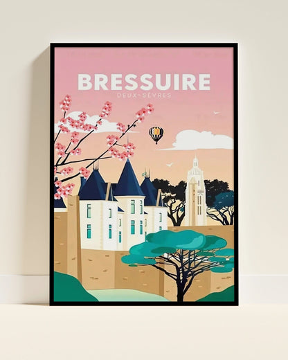 Affiche Bressuire | Patrimoine Village Poitevin | Pigmentacy