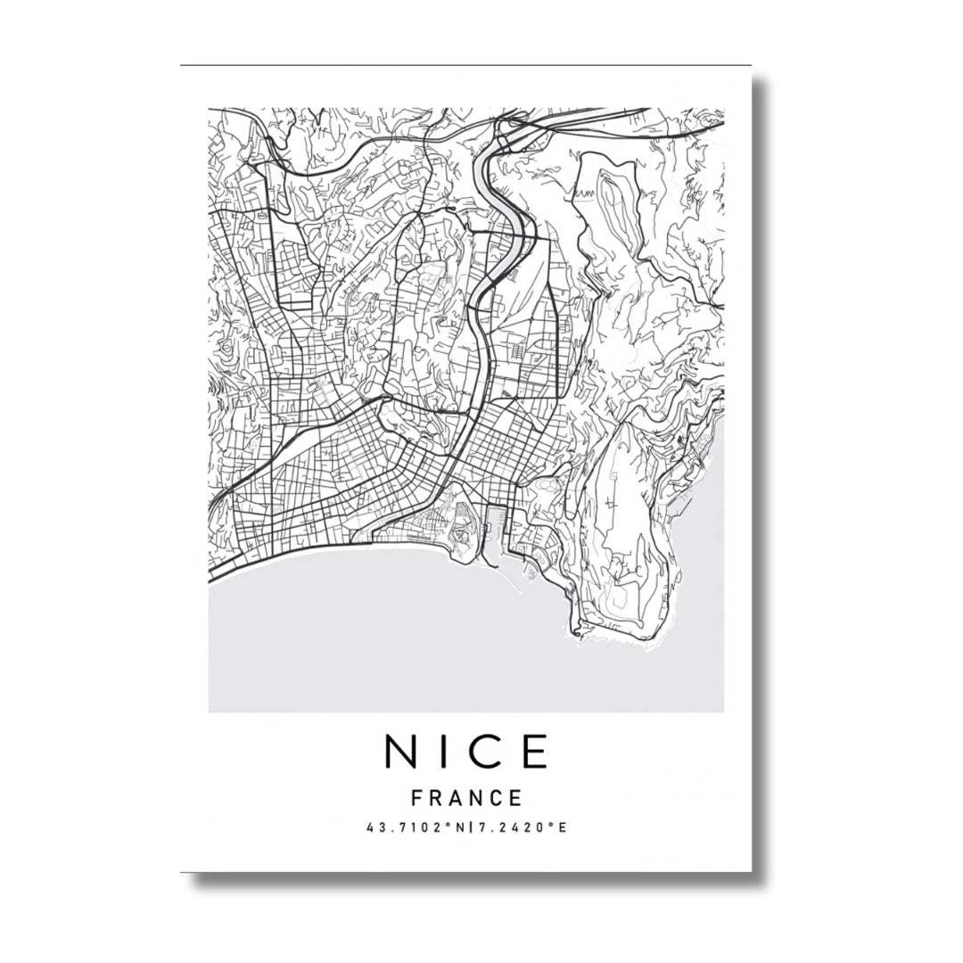Affiche Nice | Côte d'Azur Évasion Méditerranée | Pigmentacy