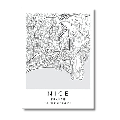 Affiche Nice | Côte d'Azur Évasion Méditerranée | Pigmentacy