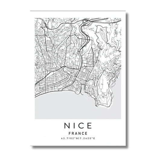 Affiche Nice | Côte d'Azur Évasion Méditerranée | Pigmentacy