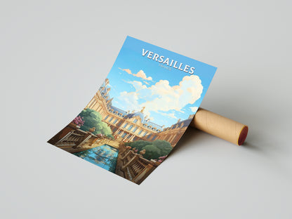 Affiche Versailles | Château Royal Vintage | Pigmentacy