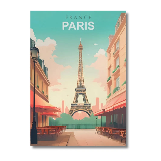 Affiche Paris | Tour Eiffel Romance Française | Pigmentacy