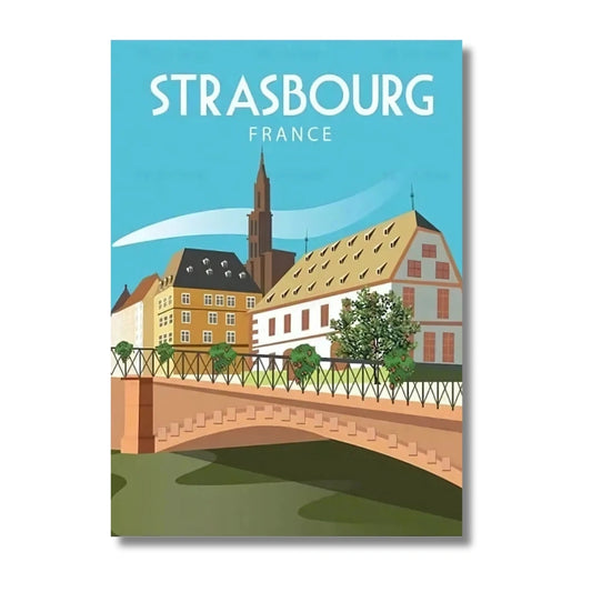 Affiche Strasbourg | Cathédrale Petite France | Pigmentacy