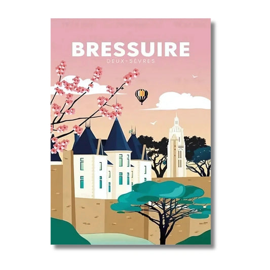 Affiche Bressuire | Patrimoine Village Poitevin | Pigmentacy