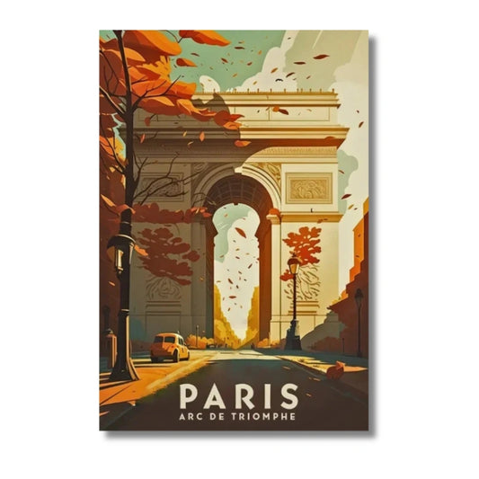 Affiche Paris | Arc de Triomphe Champs-Élysées 2 | Pigmentacy