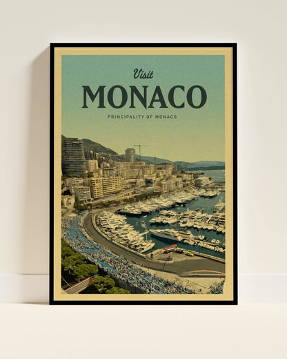 Affiche Monaco | Riviera Casino Monte-Carlo | Pigmentacy