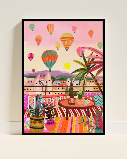 Affiche déco Turquie orientale | Vintage évasion salon chambre | Pigmentacy