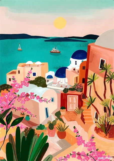 Affiche d’art moderne  GREEK pour décoration de salon chez Pigmentacy – Impression haute qualité sur papier premium, idéale pour un intérieur design et tendance.