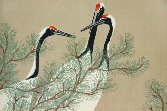 Affiche d’art moderne PINE CRANE pour décoration de salon chez Pigmentacy – Impression haute qualité sur papier premium, idéale pour un intérieur design et tendance.
