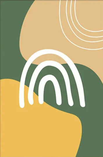 Affiche d’art moderne RAINBOW pour décoration de salon chez Pigmentacy – Impression haute qualité sur papier premium, idéale pour un intérieur design et tendance.