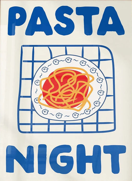 Affiche décorative PASTA illustration posters décoration art