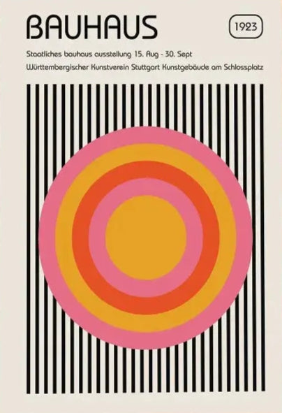 BAUHAUS-Pigmentacy 1923 affiche posters
