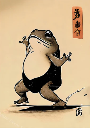 JAPANESE FROG Pigmentacy