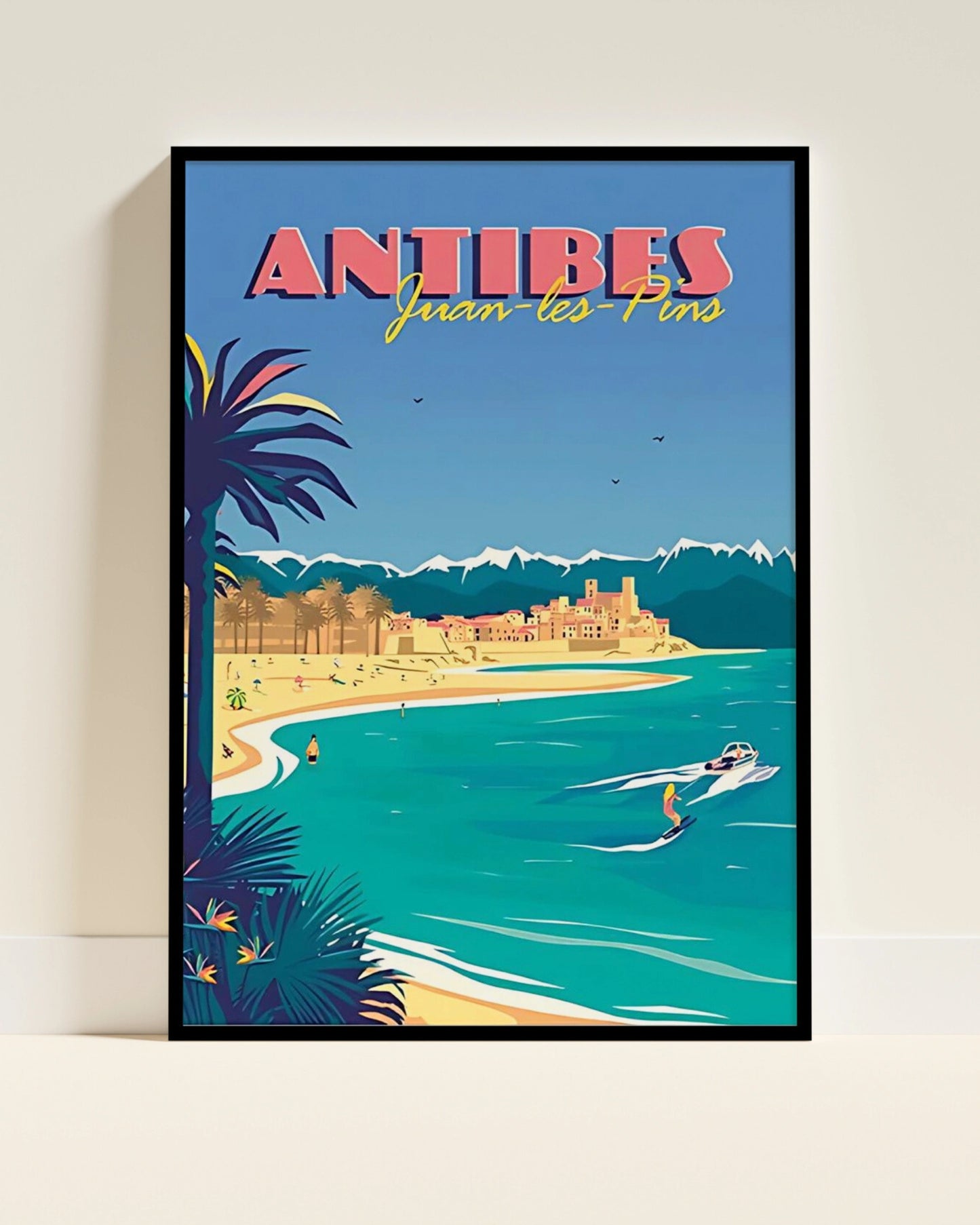 Affiche Antibes | Juan-les-Pins Côte d'Azur | Pigmentacy