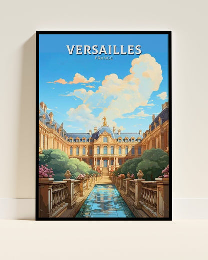 Affiche Versailles | Château Royal Vintage | Pigmentacy