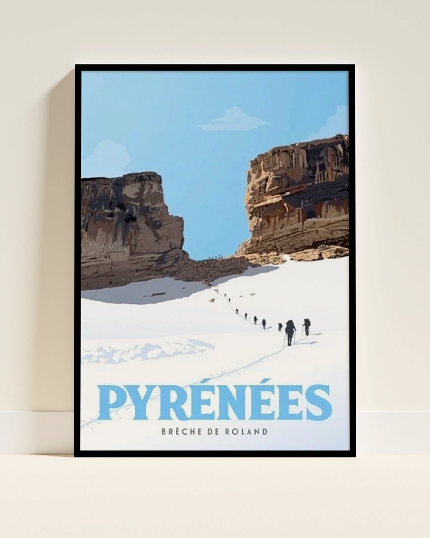 Affiche Brèche de Roland | Légende Pyrénéenne | Pigmentacy