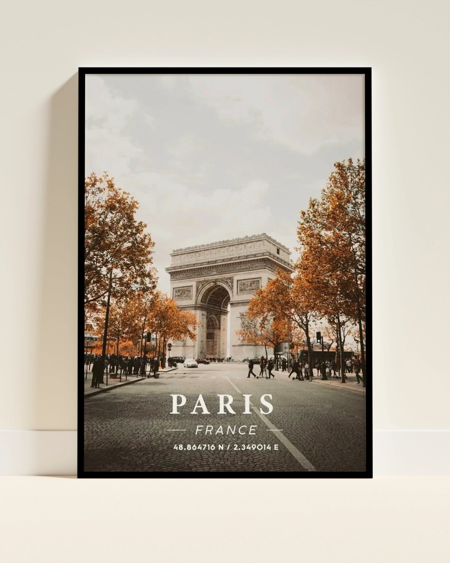 Affiche Paris | Arc de Triomphe Champs-Élysées | Pigmentacy