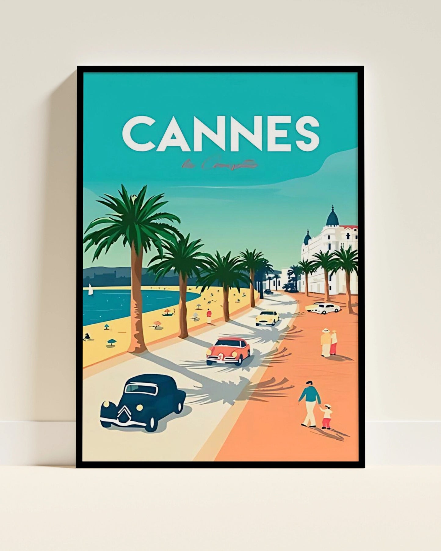 Affiche Cannes | La Croisette Côte d'Azur | Pigmentacy