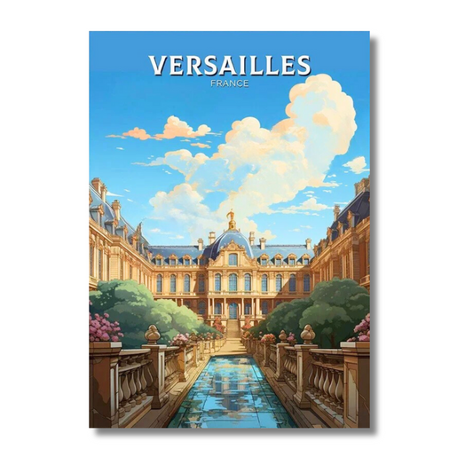 Affiche Versailles | Château Royal Vintage | Pigmentacy