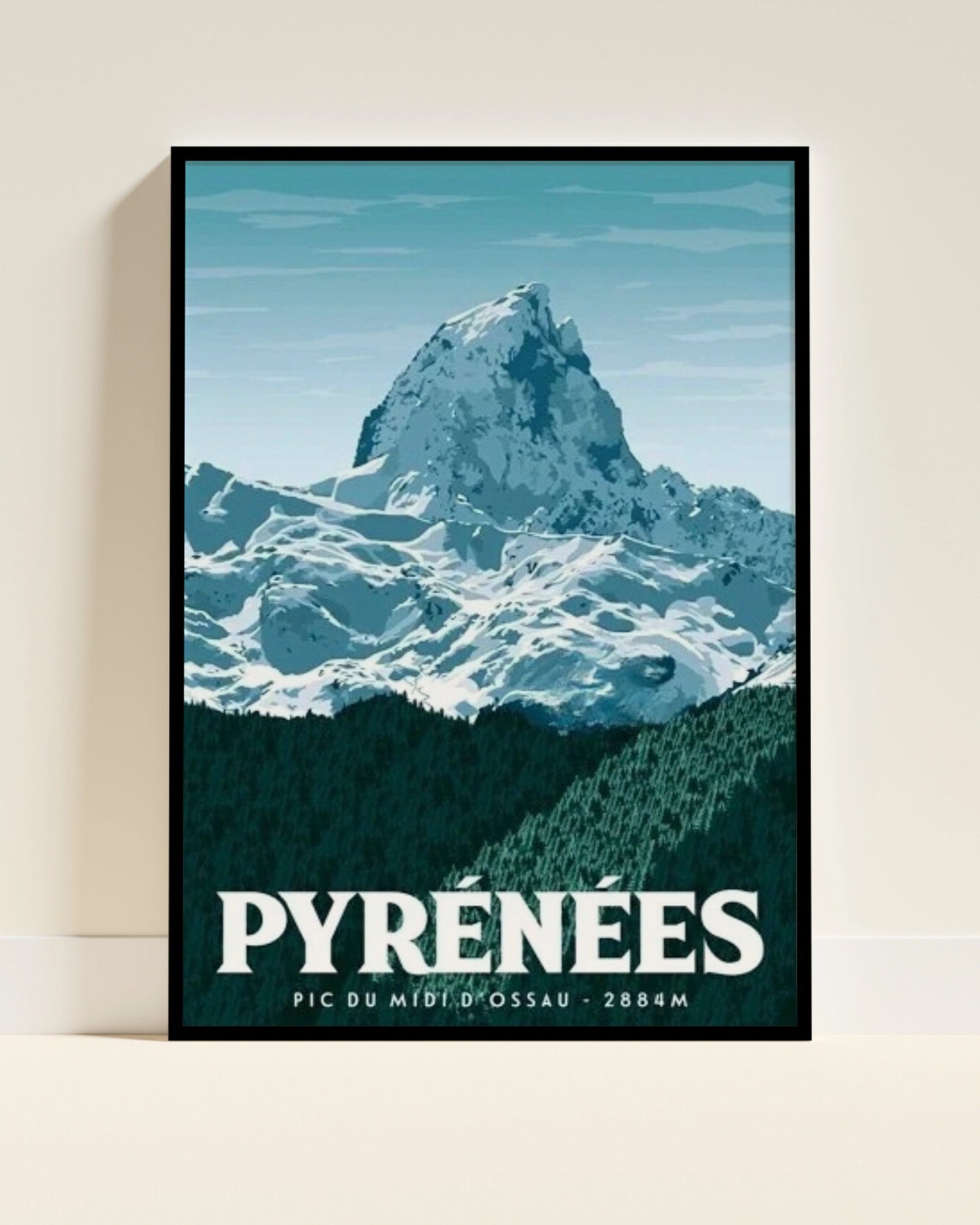 Affiche Pic Midi d'Ossau | Sommet 2884m | Pigmentacy