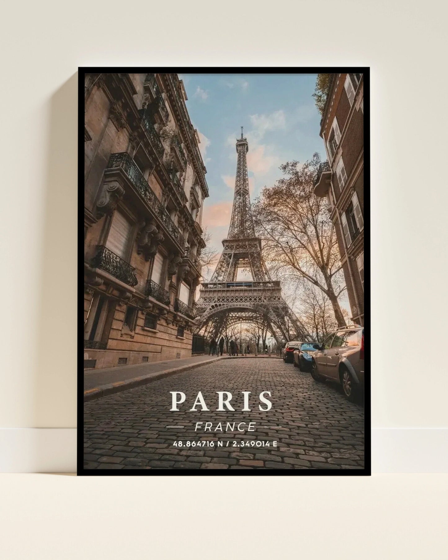 Affiche Paris | Tour Eiffel Style Haussmann | Pigmentacy