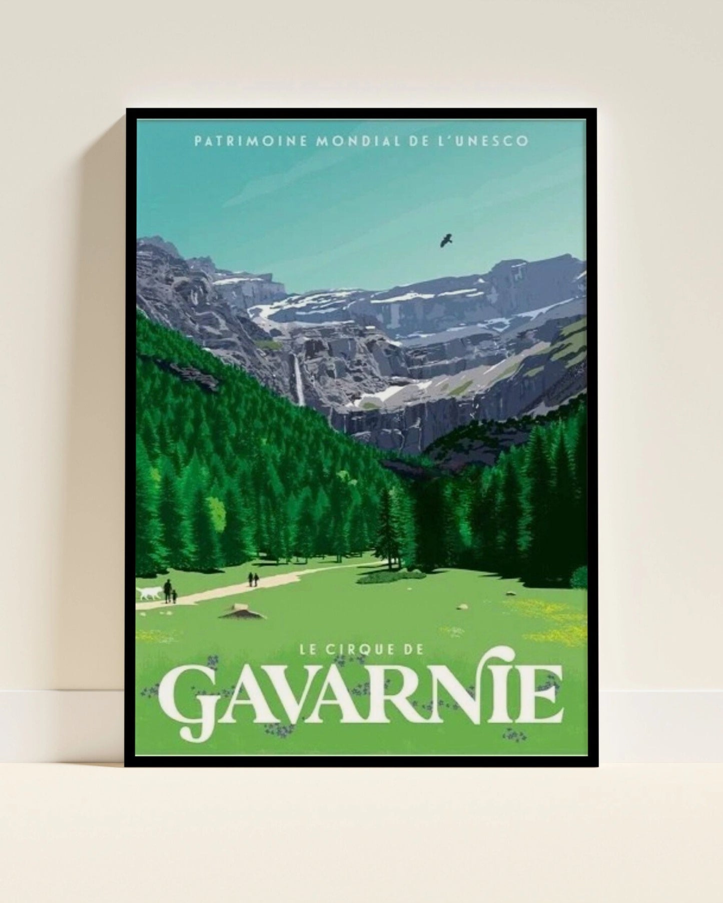 Affiche Gavarnie | Cirque Glaciaire UNESCO | Pigmentacy