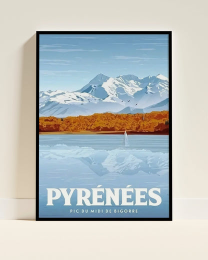 Affiche Pic du Midi de Bigorre | Observatoire des Étoiles | Pigmentacy