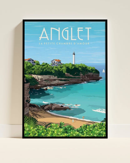 Affiche Anglet | Surf Pays Basque | Pigmentacy