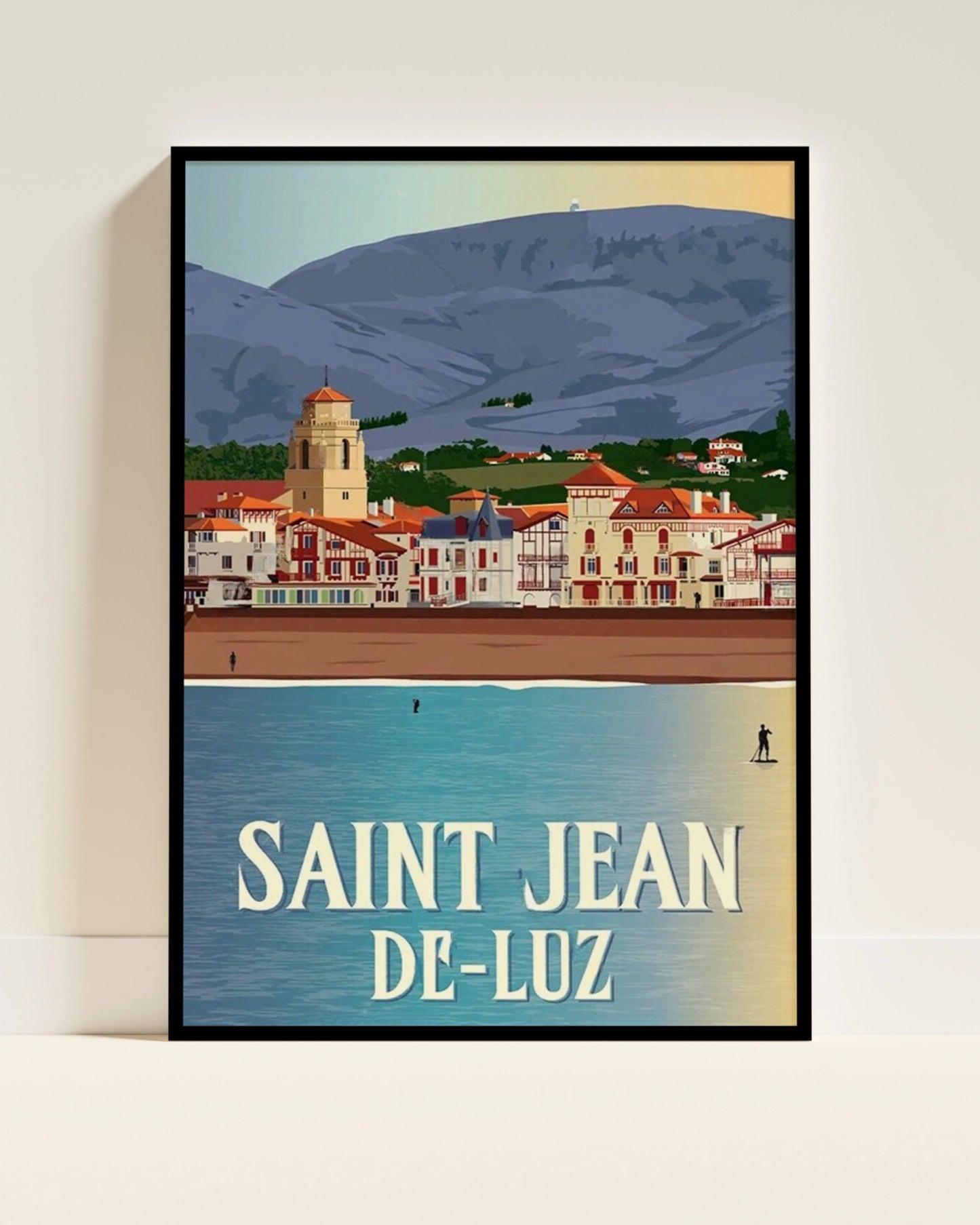Affiche Saint-Jean-de-Luz | Village Basque | Pigmentacy