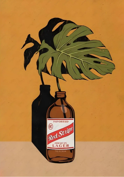 RED STRIPES pigmentacy afiches posters illustrations