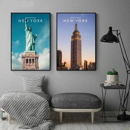 Affiche de New York | 3 formats – Collection exclusive, Baie de New York - Pigmentacy